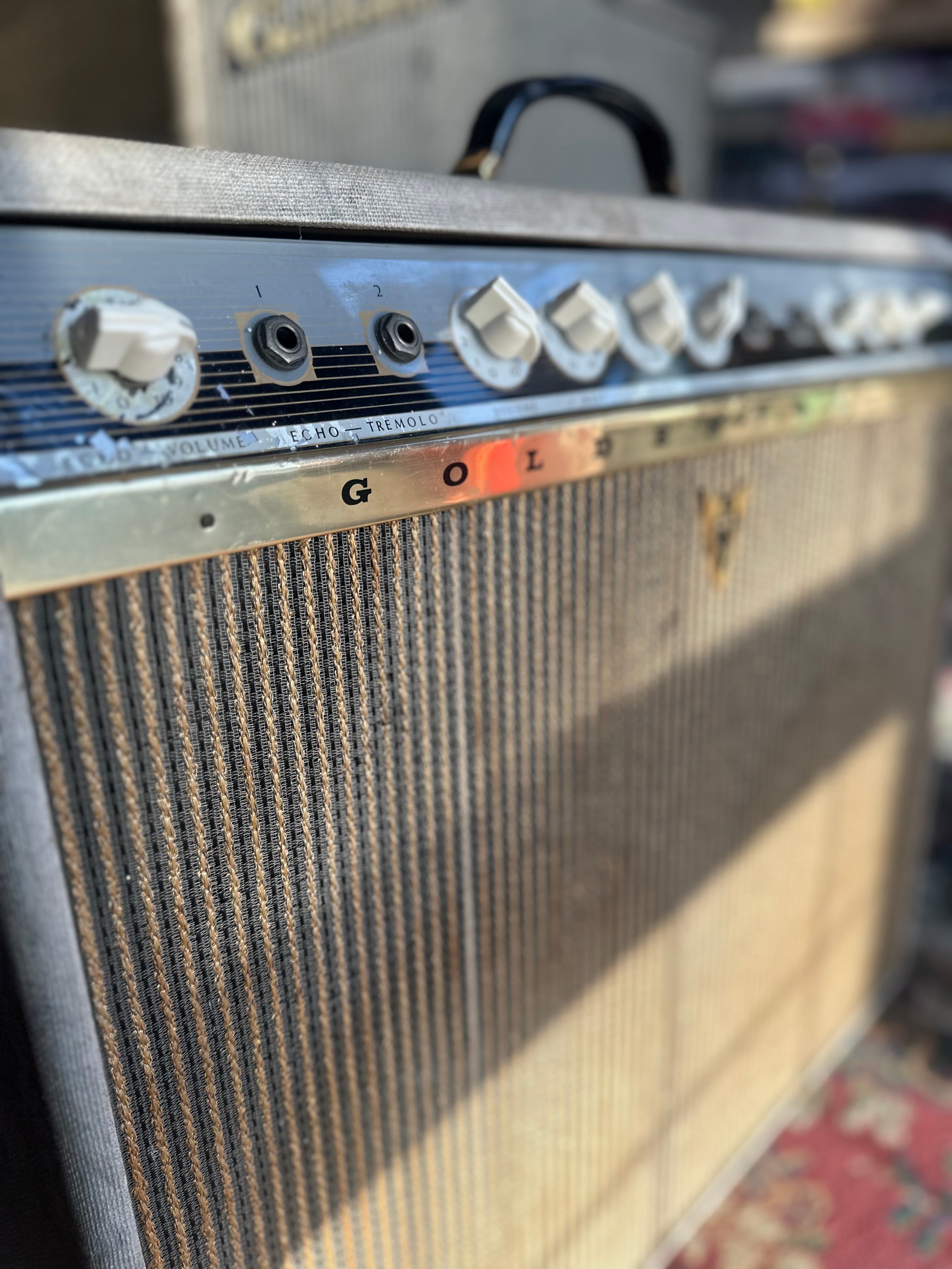 Goldentone | 1755 | 40w | 2x12 | Slimline Combo | 1965 | Re-Conditioned | Vintage Goldentone | 1755 | 40w | 2x12 | Slimline Combo | 1965 | Re-Conditioned | Vintage